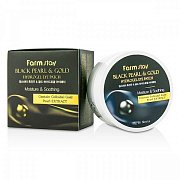 FarmStay Патчи для кожи вокруг глаз гидрогелевые черный жемчуг и золото Black Pearl & Gold Hydrogel Eye Patch 90 г 60 шт.