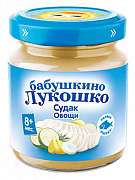 Бабушкино Лукошко Пюре Судак Овощи 100 г