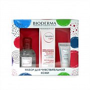 Bioderma Набор Sensibio Крем Light 40 мл + Мицеллярная вода H2O 100 мл+ Сыворотка гидробио 15 мл