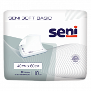 Seni Soft Basic Пеленки для взрослых 40х60 см 10 шт.