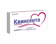 Квинсента раствор для подкожного введения 0,25 0,5 1 мг доза шприц-ручка 3 мл с иглами №9 Квинсента раствор для