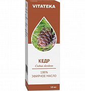 Масло эфирное кедра флакон 10 мл Витатека Масло эфирное кедра флакон 10 мл Витатека