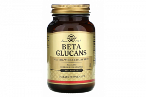 Солгар Бета Глюканы таблетки 60 шт. (БАД)
