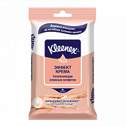 Kleenex Салфетки Влажные Эффект Крема 10 шт. Kleenex Салфетки Влажные Эффект Крема 10 шт.