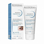 Bioderma Atoderm Intensive eye Интенсивный уход для области вокруг глаз 3 в 1 100 мл