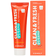 Consly Clean&Fresh Гелевая зубная паста с красным женьшенем и ацеролой 105г