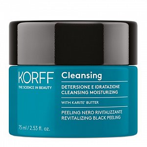 Korff Cleansing Скраб очищающий тонизирующий черный 75 мл
