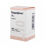 Кордафлекс таблетки покрытые пленочной оболочкой 10 мг 100 шт. Кордафлекс таблетки покрытые пленочной оболочкой 10 мг 100 шт.