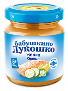 Бабушкино Лукошко Пюре рагу Нерка Овощи 100 г