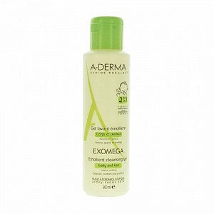 A-Derma Exomega Гель смягчающий очищающий 2в1 500 мл