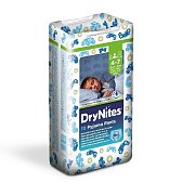 Huggies Подгузники-трусики Drynites 4-7 лет для мальчиков 10 шт.
