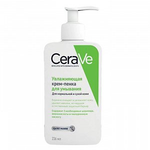 CeraVe Крем-пенка увлажняющая для умывания 236 мл