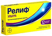 Релиф Ультра суппозитории ректальные 12 шт. Релиф Ультра суппозитории ректальные 12 шт.