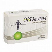 Экофурил капсулы 200 мг 30 шт. Экофурил капсулы 200 мг 30 шт.