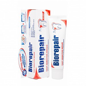 Biorepair Зубная паста Быстрое восстановление для чувст. зубов 75 мл