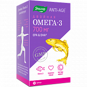 Двойная Омега-3 Anti-Age капсулы 700 мг 30 шт. Эвалар (БАД) Двойная Омега-3 Anti-Age капсулы 700 мг 30 шт. Эвалар (БАД)