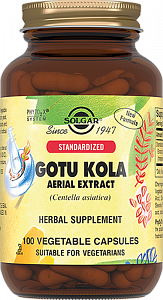 Солгар Экстракт Готу Кола капсулы 424 мг 100 шт. (БАД)