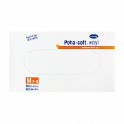 Peha-Soft Перчатки виниловые нестерильные неопудренные размер M 100 шт. (50 пар)