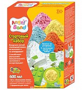 Angel Sand ma07012х набор для творчества желтый 0,6 л+ формочки