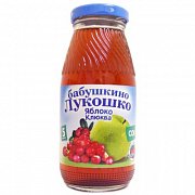 Бабушкино лукошко Сок яблоко и клюква с 5 мес. 200 мл