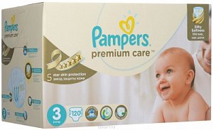 Pampers Подгузники Premium Care Midi 5-9 кг 120 шт.