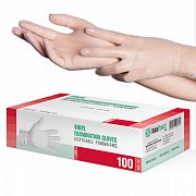 Перчатки SF Gloves виниловые нестерильные неопудренные диагностические р.ХL 100 шт. (50 пар)