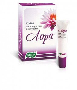 Лора крем для глаз с пептидами 15 г