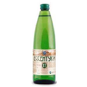 Вода Ессентуки №17 Элит минеральная 0,5л стекло