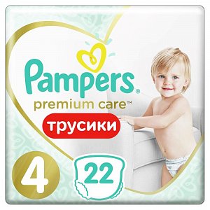 Pampers Подгузники-трусики Premium Care Pants Maxi 9-14 кг 22 шт.