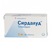 Сирдалуд таблетки 2 мг 30 шт. Сирдалуд таблетки 2 мг 30 шт.