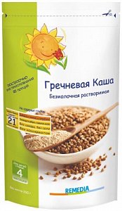 Remedia Каша гречневая безмолочная с 4 мес. 200 г