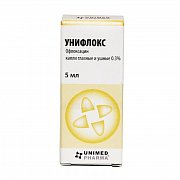 Унифлокс капли глазные и ушные 0,3% 5 мл Унифлокс капли глазные и ушные 0,3% 5 мл