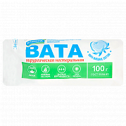 Вата нестерильная хирургическая 100 г Клинса