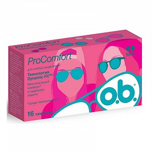 o.b. Procomfort Тампоны Mini 16 шт.