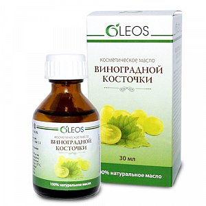 Масло косметическое виноградной косточки флакон 30 мл Олеос