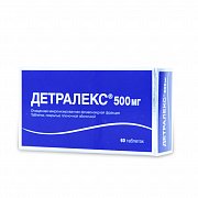 Детралекс таблетки покрытые пленочной оболочкой 500 мг 60 шт. Детралекс