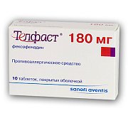 Телфаст таблетки 180 мг 10 шт.