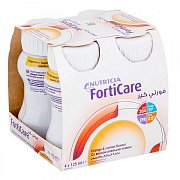 Фортикер смесь жидкая для энтерального питания 125мл 4шт. апельсин-лимон