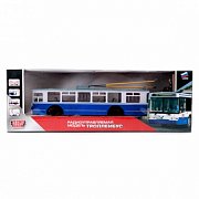 Технопарк Троллейбус со светом и звуком TROL-RC 24 см