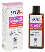 911 Шампунь репейный против выпадения волос 150 мл 911 Шампунь репейный против выпадения волос 150 мл