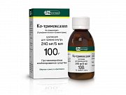 Ко-тримоксазол суспензия для приема внутрь 240 мг 5 мл флакон 100 мл Фармстандарт Ко-тримоксазол суспензия для приема внутрь 240 мг 5 мл флакон 100 мл Фармстандарт