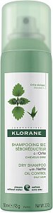 Klorane Сухой шампунь с экстрактом крапивы для жирных волос 150 мл