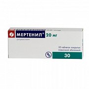 Мертенил таблетки покрытые пленочной оболочкой 20 мг 30 шт. Мертенил таблетки покрытые пленочной оболочкой 20 мг 30 шт.