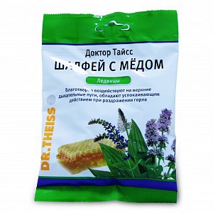 Dr.Theiss Леденцы шалфей с медом 50 г