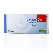 Заласта таблетки 5 мг 28 шт. Заласта таблетки 5 мг 28 шт.