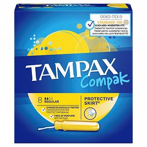 Tampax Тампоны Compak Regular 8 шт.