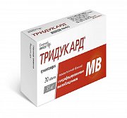 Тридукард таблетки с модифицированным высвобождением 35 мг 30 шт. Тридукард таблетки с модифицированным высвобождением 35 мг 30 шт.