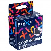 Кинезио-тейп Sport эластичный стягивающий Черный 3,8 смх9,1 м Kinexib
