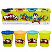 Play-Doh b5517 6509 набор пластилина 4 банки (салатовый,голубой,оранжевый,синий)