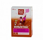 Мульти-табс Малыш таблетки жевательные 60 шт. Клубника-Малина